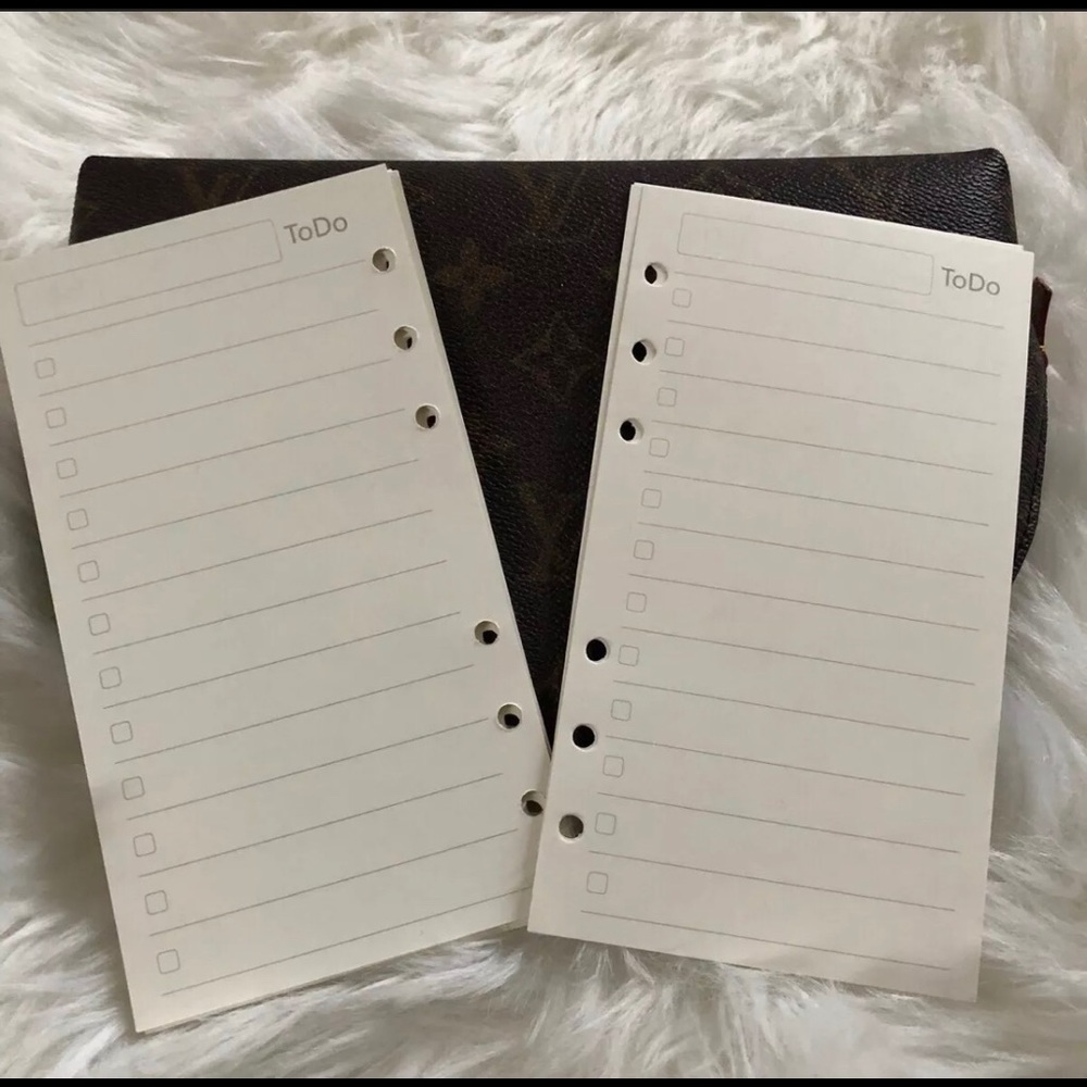Agenda-MM-Insert-Monthly-Weekly Refills Fits LV MM - Picture 3 of 3